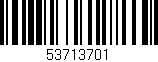 Código de barras (EAN, GTIN, SKU, ISBN): '53713701'