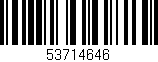 Código de barras (EAN, GTIN, SKU, ISBN): '53714646'