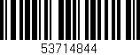 Código de barras (EAN, GTIN, SKU, ISBN): '53714844'
