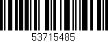 Código de barras (EAN, GTIN, SKU, ISBN): '53715485'