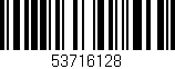 Código de barras (EAN, GTIN, SKU, ISBN): '53716128'