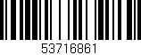 Código de barras (EAN, GTIN, SKU, ISBN): '53716861'