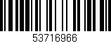 Código de barras (EAN, GTIN, SKU, ISBN): '53716966'