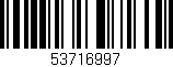Código de barras (EAN, GTIN, SKU, ISBN): '53716997'