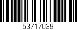Código de barras (EAN, GTIN, SKU, ISBN): '53717039'