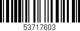 Código de barras (EAN, GTIN, SKU, ISBN): '53717603'