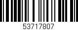 Código de barras (EAN, GTIN, SKU, ISBN): '53717807'