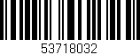 Código de barras (EAN, GTIN, SKU, ISBN): '53718032'