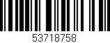 Código de barras (EAN, GTIN, SKU, ISBN): '53718758'
