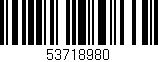 Código de barras (EAN, GTIN, SKU, ISBN): '53718980'