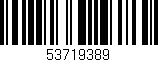 Código de barras (EAN, GTIN, SKU, ISBN): '53719389'