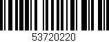 Código de barras (EAN, GTIN, SKU, ISBN): '53720220'