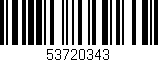 Código de barras (EAN, GTIN, SKU, ISBN): '53720343'