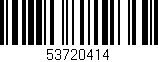 Código de barras (EAN, GTIN, SKU, ISBN): '53720414'