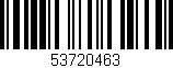 Código de barras (EAN, GTIN, SKU, ISBN): '53720463'
