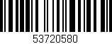 Código de barras (EAN, GTIN, SKU, ISBN): '53720580'