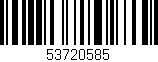 Código de barras (EAN, GTIN, SKU, ISBN): '53720585'