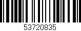 Código de barras (EAN, GTIN, SKU, ISBN): '53720835'
