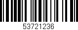 Código de barras (EAN, GTIN, SKU, ISBN): '53721236'
