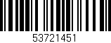 Código de barras (EAN, GTIN, SKU, ISBN): '53721451'