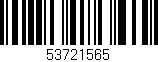 Código de barras (EAN, GTIN, SKU, ISBN): '53721565'