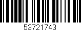 Código de barras (EAN, GTIN, SKU, ISBN): '53721743'