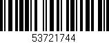 Código de barras (EAN, GTIN, SKU, ISBN): '53721744'