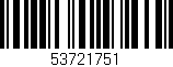 Código de barras (EAN, GTIN, SKU, ISBN): '53721751'