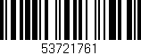 Código de barras (EAN, GTIN, SKU, ISBN): '53721761'