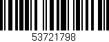 Código de barras (EAN, GTIN, SKU, ISBN): '53721798'