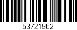 Código de barras (EAN, GTIN, SKU, ISBN): '53721962'