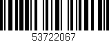 Código de barras (EAN, GTIN, SKU, ISBN): '53722067'