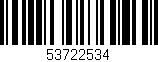 Código de barras (EAN, GTIN, SKU, ISBN): '53722534'