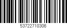 Código de barras (EAN, GTIN, SKU, ISBN): '53722710306'