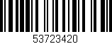 Código de barras (EAN, GTIN, SKU, ISBN): '53723420'