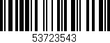 Código de barras (EAN, GTIN, SKU, ISBN): '53723543'