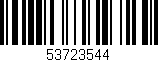 Código de barras (EAN, GTIN, SKU, ISBN): '53723544'
