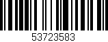 Código de barras (EAN, GTIN, SKU, ISBN): '53723583'