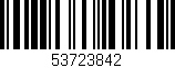 Código de barras (EAN, GTIN, SKU, ISBN): '53723842'