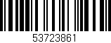 Código de barras (EAN, GTIN, SKU, ISBN): '53723861'