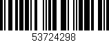 Código de barras (EAN, GTIN, SKU, ISBN): '53724298'