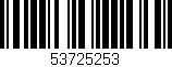Código de barras (EAN, GTIN, SKU, ISBN): '53725253'