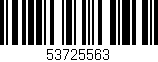 Código de barras (EAN, GTIN, SKU, ISBN): '53725563'