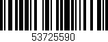 Código de barras (EAN, GTIN, SKU, ISBN): '53725590'