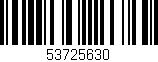Código de barras (EAN, GTIN, SKU, ISBN): '53725630'
