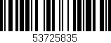 Código de barras (EAN, GTIN, SKU, ISBN): '53725835'