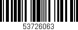 Código de barras (EAN, GTIN, SKU, ISBN): '53726063'