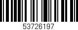 Código de barras (EAN, GTIN, SKU, ISBN): '53726197'