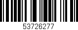 Código de barras (EAN, GTIN, SKU, ISBN): '53726277'