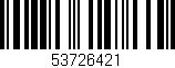 Código de barras (EAN, GTIN, SKU, ISBN): '53726421'